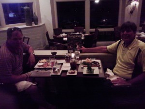 My new friend Chad from Baltimore at dinner in The Bay Window Room.