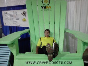 Everything is BIG at the WMPO even the chairs!