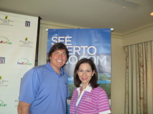 With Ingrid Riviera, President of the Puerto Rico Tourism Company.