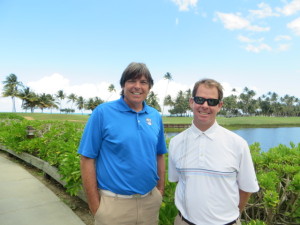With Alberto Rios at Bahia Beach Resort & Golf Club.